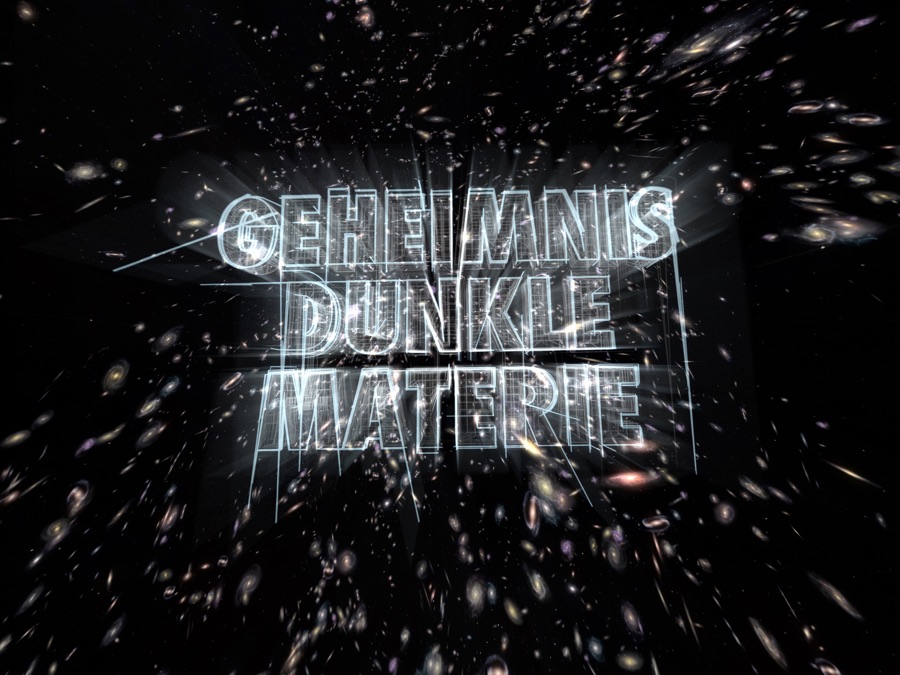 Titelbild des Fulldome-Films „Geheimnis Dunkle Materie